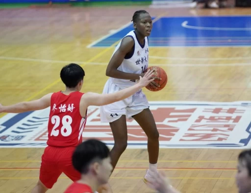世新大學伊斯尤瑪16分19籃板。大會提供