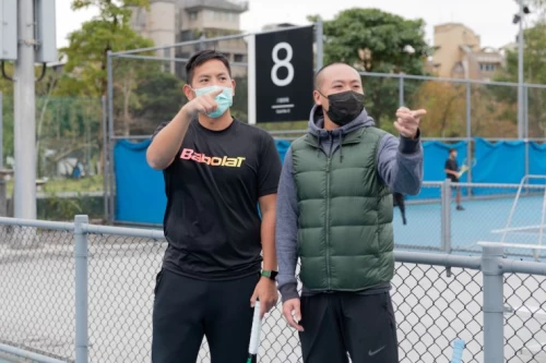 楊宗樺總教練與廖海帆董事進行互動交流。海碩整合行銷提供