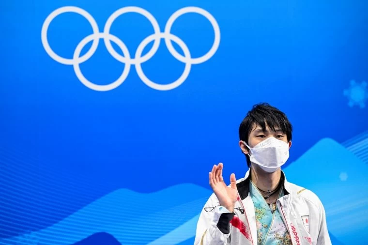 羽生結弦今天緊急召開記者會,否認北京是他最後的奧運。(法新社資料照)