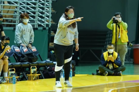 陽明教練李台英。大會提供