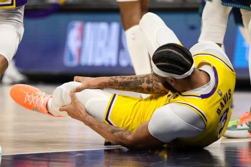 杉磯湖人內線長人戴維斯(Anthony Davis)又再度受傷。法新社
