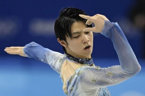 羽生結弦有機會周日優勝者表演中再度登場。法新社