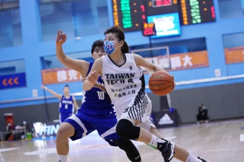 臺灣科大陳芷英30分13籃板5助攻5抄截。大會提供