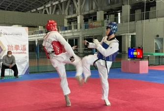 第24屆達福林匹克運動會跆拳道代表隊決選賽。體育署提供