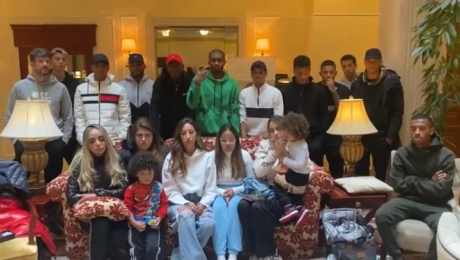 在烏克蘭的外籍球員逃生無門。摘自Marlon IG