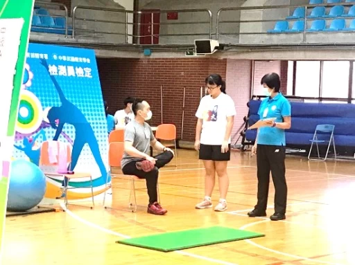 國民體適能指導員檢定考試照片。體育署提供