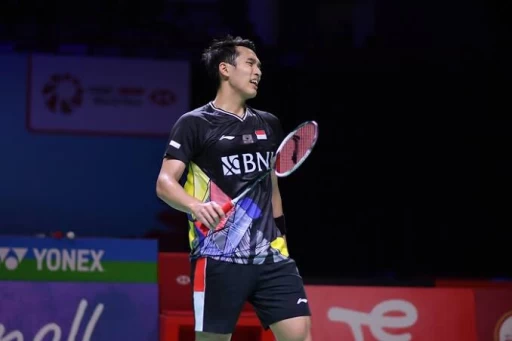 男子世界第8的印尼選手克里斯蒂宣布確診。摘自克里斯蒂推特