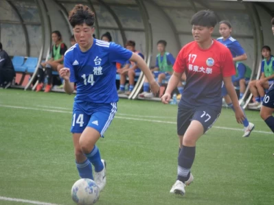 田中麻帆(左)參與3顆入球。吳敏欣攝