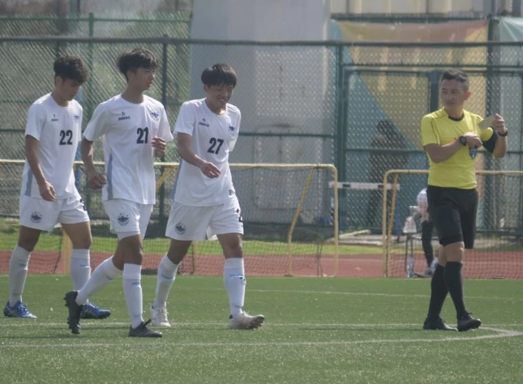 銘傳大學換血期仍闖進4強。吳敏欣攝