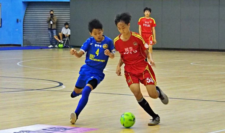 台中黎明(藍)目標闖進全國賽。(中華民國五人制足協提供）