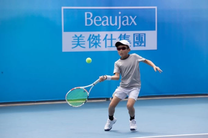 陳友祺挺進12歲男單十六強。海碩整合行銷提供