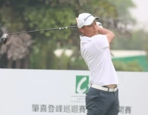 第一回合黃議增66桿(-6)暫列第二。鍾豐榮攝影