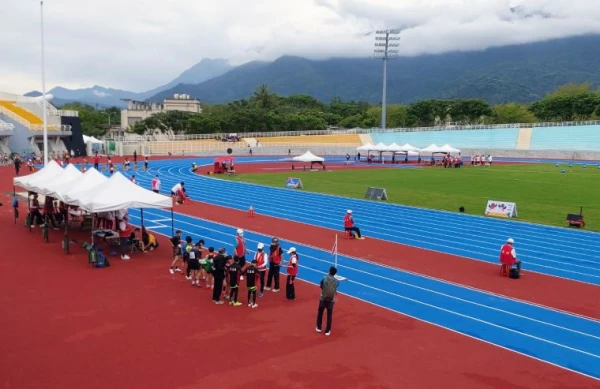 111年全國中等學校運動會在花蓮縣舉辦,斥資2億8千萬元整修田徑場。花蓮縣政府提供