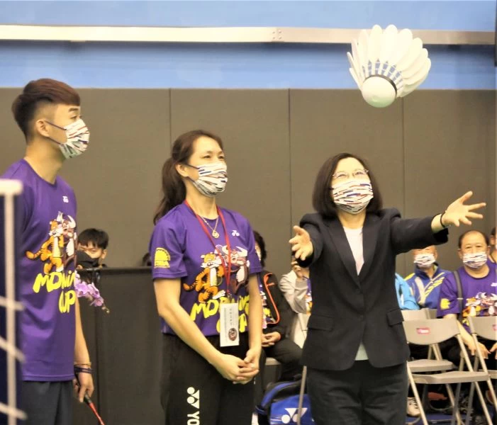 總統蔡英文為大會起動儀式。詹健全攝