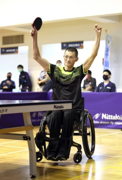 肢障男子SM3級台中吳振勝奪金。（ 大會提供）