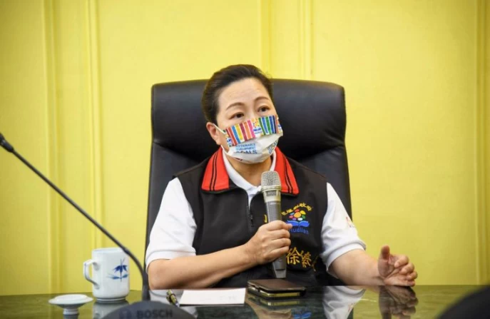 花蓮縣長徐榛蔚主持全中運延賽措施會議。花蓮縣政府提供