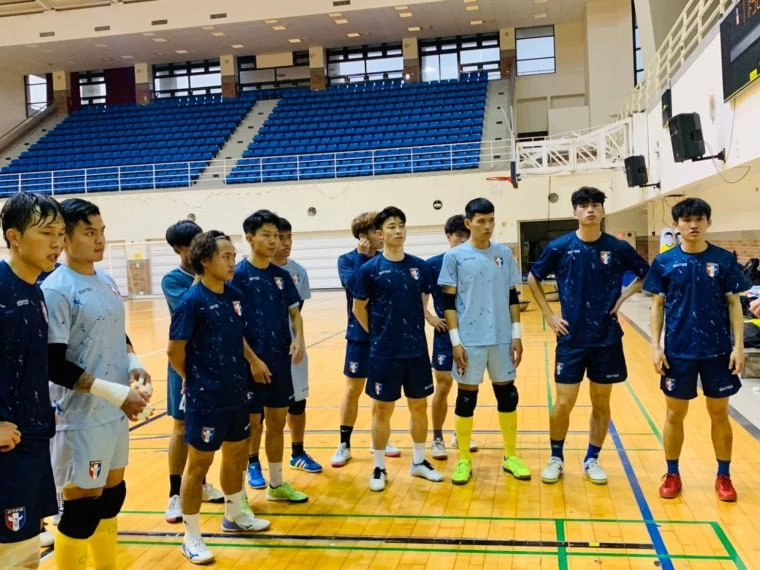 中華五人制代表隊積極備戰亞洲盃資格賽。(中華足協提供)