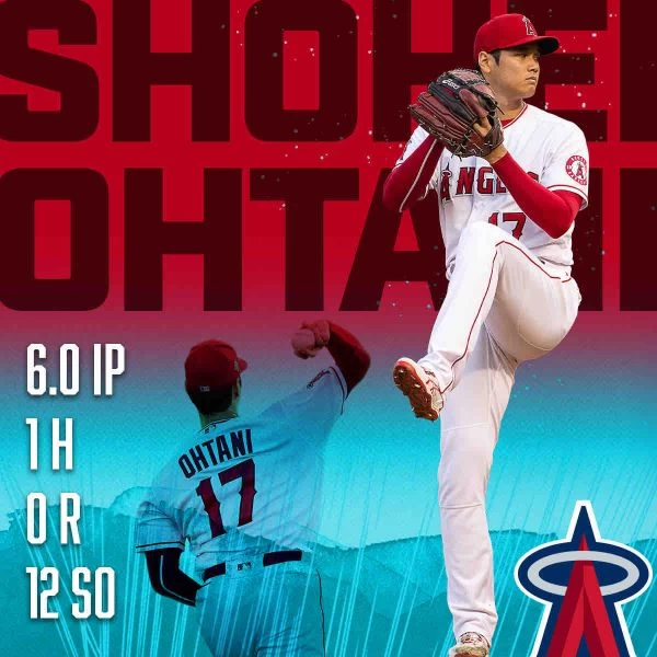 大谷翔平今猛飆12K。摘自天使推特