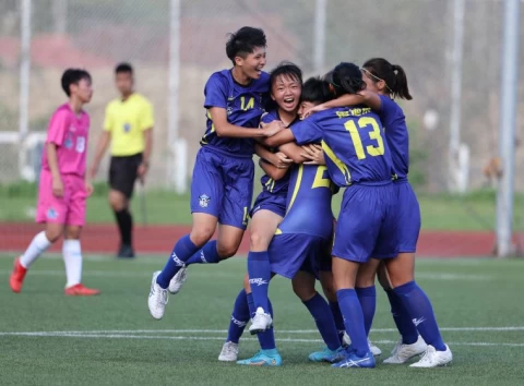 醒吾高中女足預、複賽和決賽都擊敗花蓮體中,最終奪冠。李天助/攝