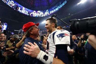 勞倫斯終身成就獎:湯姆·布萊迪(Tom Brady)。法新社