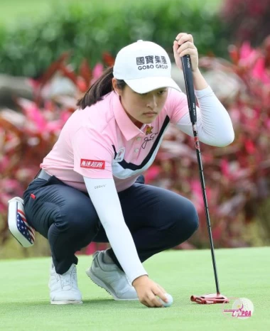 吳佳晏第一回合68桿(-4),暫居第二。TLPGA提供_葉勇宏攝