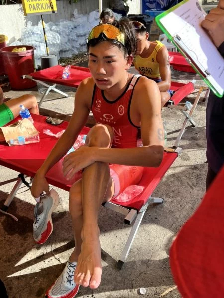 潘子易名列男子第16。鐵人三項協會提供