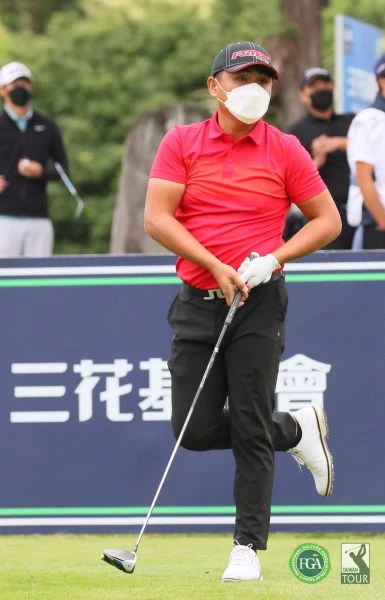 蔡哲弘第一回合71桿(-1)，暫並列第四。TPGA提供／葉勇宏攝