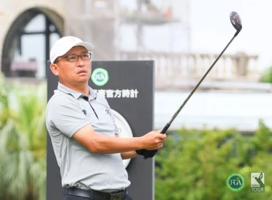 高尚宏兩回合總桿142桿(-2)，暫並列第四。TPGA提供_葉勇宏攝