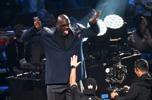 傳奇球星Shaquille O’Neal又亂噴話。法新社