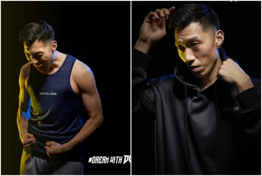 成力煥成台灣運動潮服品牌 DA VILLAGE年度代言人。DA VILLAGE 官方提供