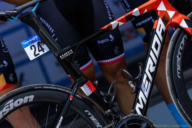 馬丹(Ahmed Madan)的特仕版冠軍車。Sprint Cycling提供