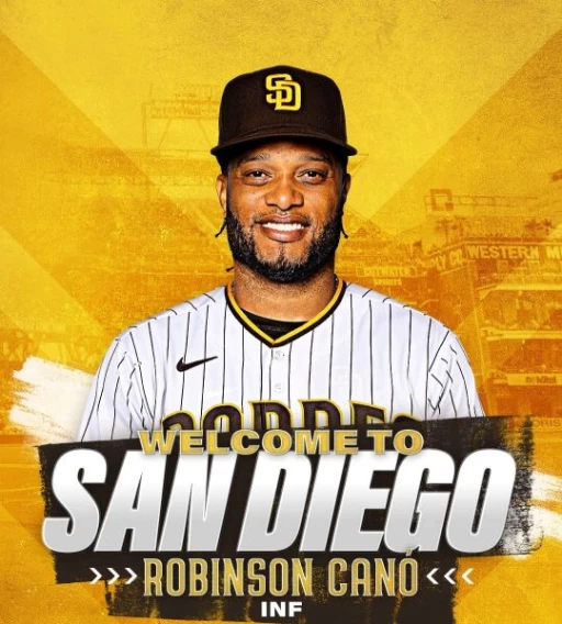 昔日明星二壘手卡諾(Robinson Cano)加盟教士。摘自教士推特