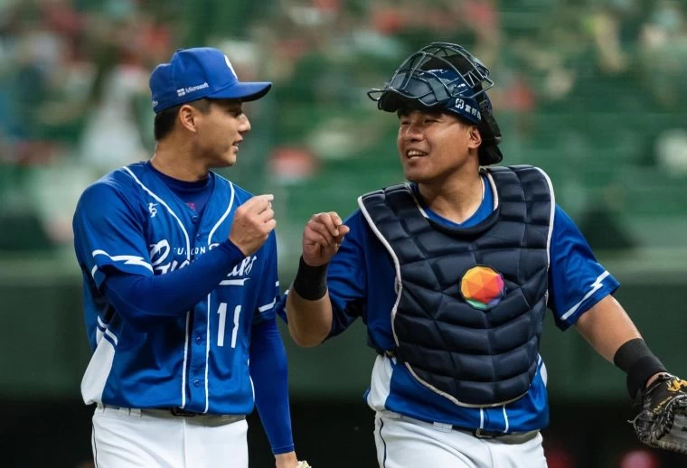郭俊麟前6局無安打。富邦悍將提供