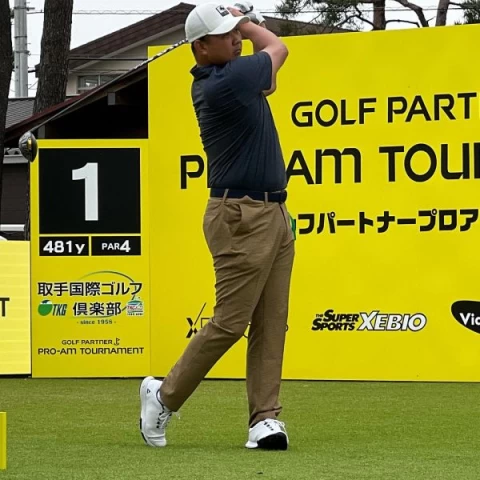 「平成怪物」退休轉戰果嶺。摘自JAPAN GOLF TOUR推特