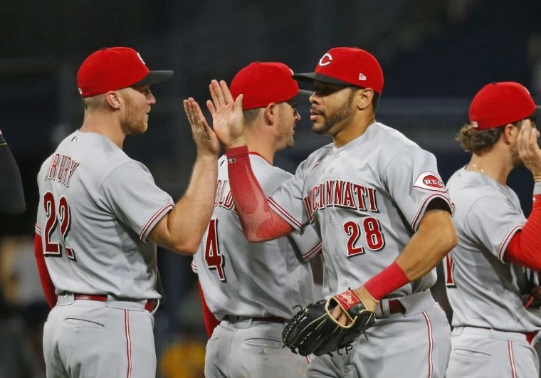 凡姆（Tommy Pham，如圖18號）竟為了電玩去打了巨人佩德森（Joc Pederson）。法新社