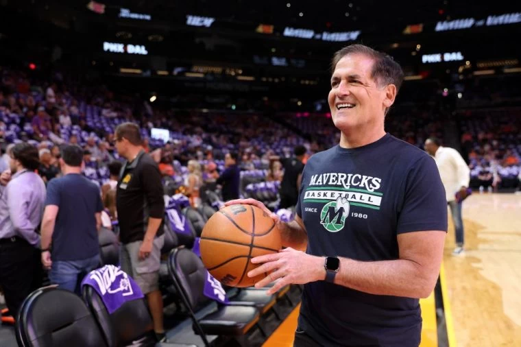 BA達拉斯獨行俠的老闆庫班 （Mark Cuban）否認要買海盜隊。法新社