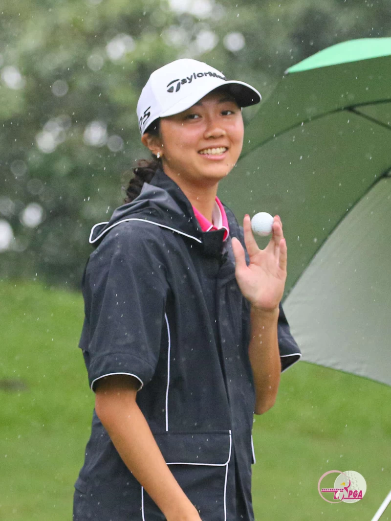 劉芃姍第一回合打出68桿 4佳績領先群雌。TLPGA提供/葉勇宏攝影