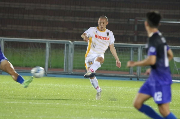 AC Taipei韓籍外援張正斌首度亮相出任先發中後衛。台北競技提供