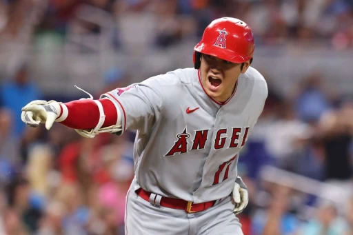 大谷翔平今天打第三棒,全場4打數敲出1支安打、進帳2分打點。摘自天使推特