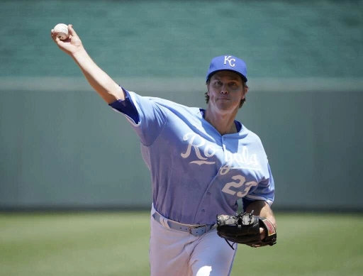 Zack Greinke 生涯總投球數超過 5 萬球。法新社