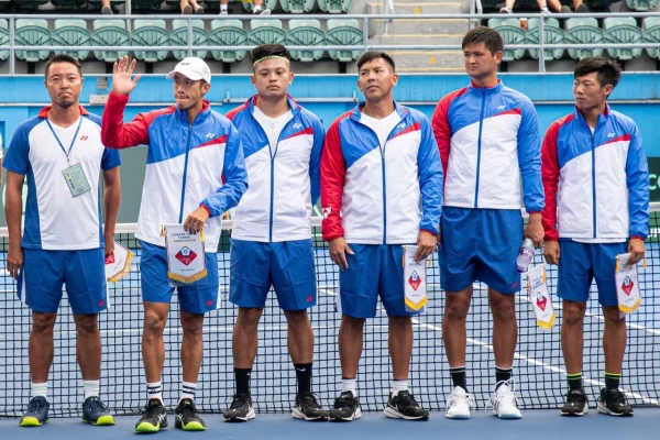 中華代表隊在2019中港台維斯盃以四比零取得勝利。中華民國網球協會提供