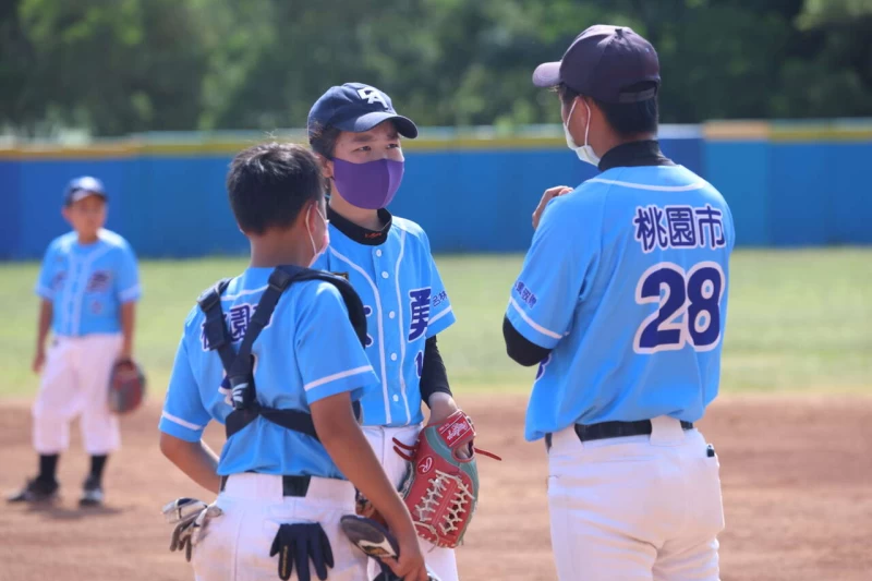 大勇聯盟呂睿婕先發4局9K。大會提供