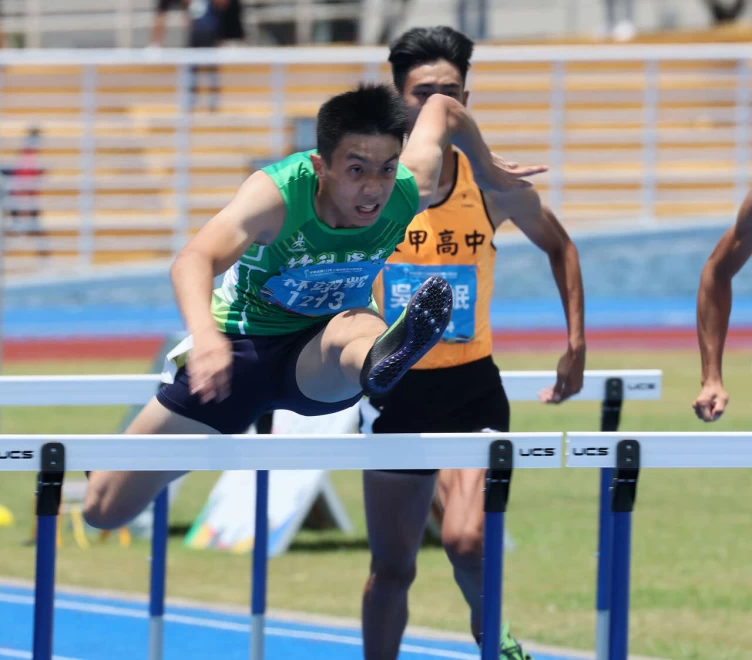 林翊凱投身田徑也得兼顧課業。郭運復攝