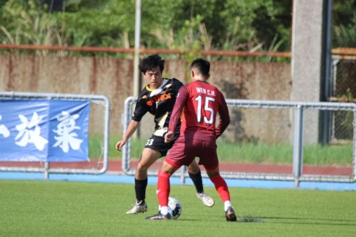AC Taipei內田潤年僅20歲企甲首戰即獲得先發至今站穩11人名單。官方提供