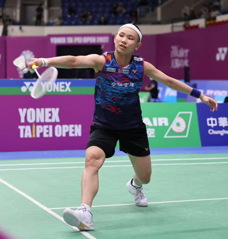 戴資穎輕鬆打下首勝。李天助攝