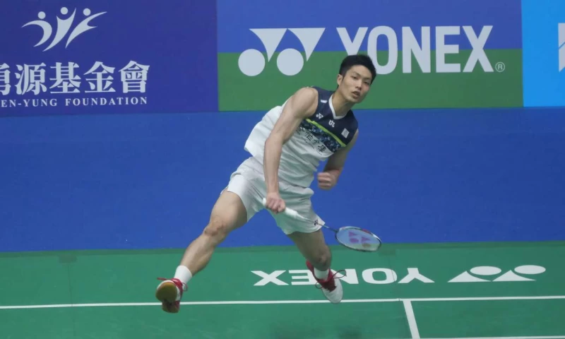 周天成首戰驚險逆轉勝台將晉16強。詹健全攝