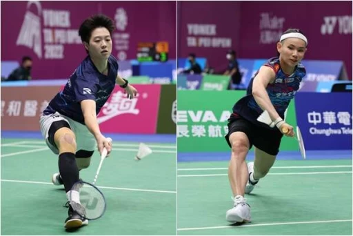 台灣一、二姐同樣來自合庫的戴姿頗、白馭珀晚上再度對決。合成照片