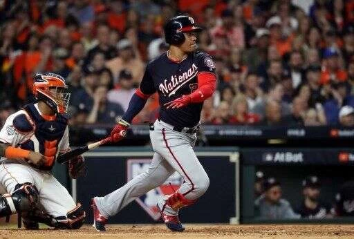 華盛頓國民當家球星索托(Juan Soto)日前拒絕球團開出15年長約。法新社