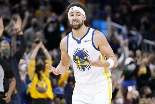 Klay Thompson幫助血癌小朋友圓夢。法新社