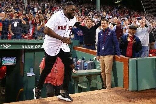 老爹 David Ortiz 正式入選棒球名人堂。法新社